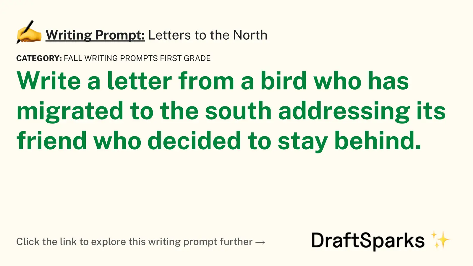 Letters to the North