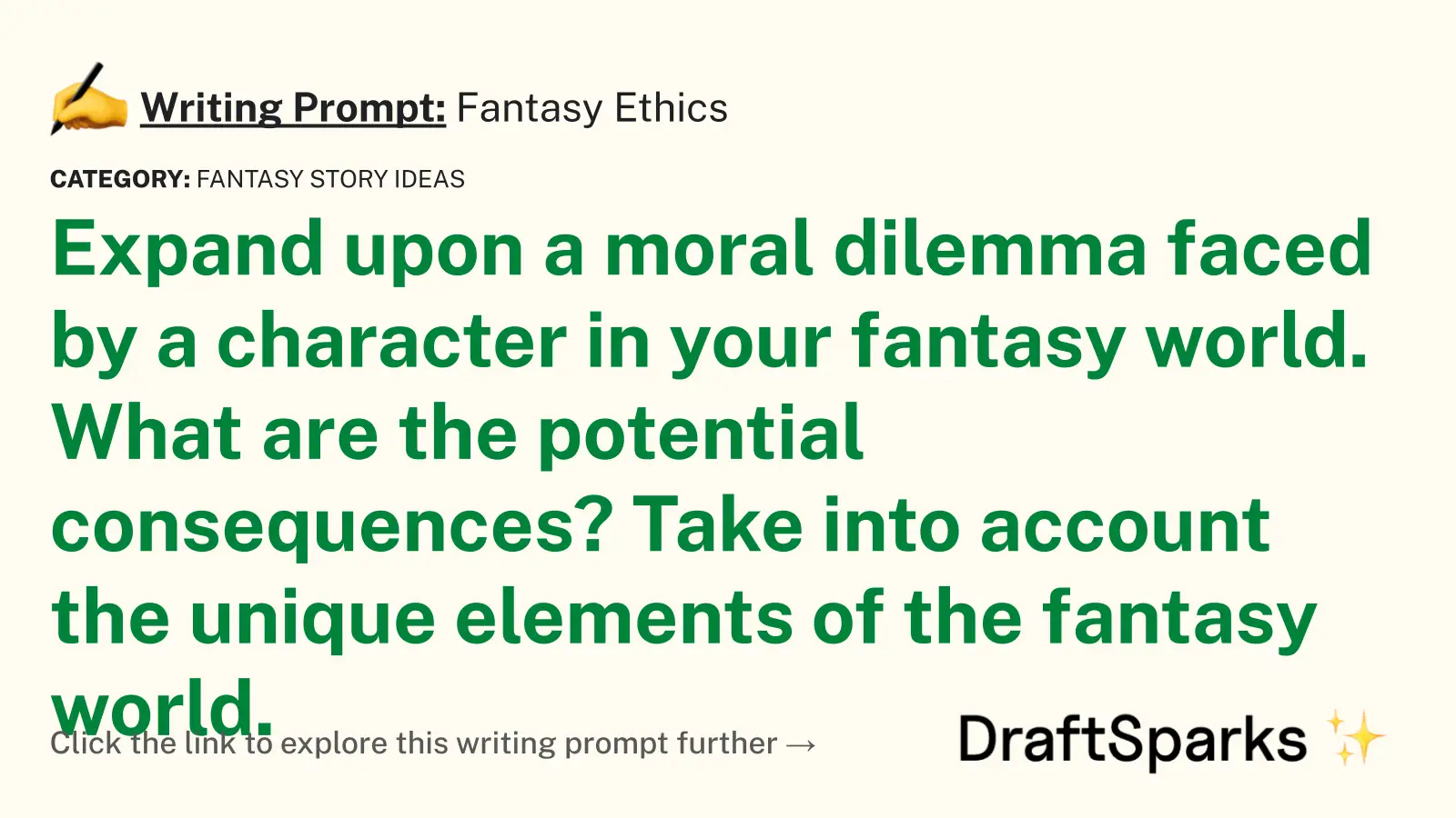 Fantasy Ethics