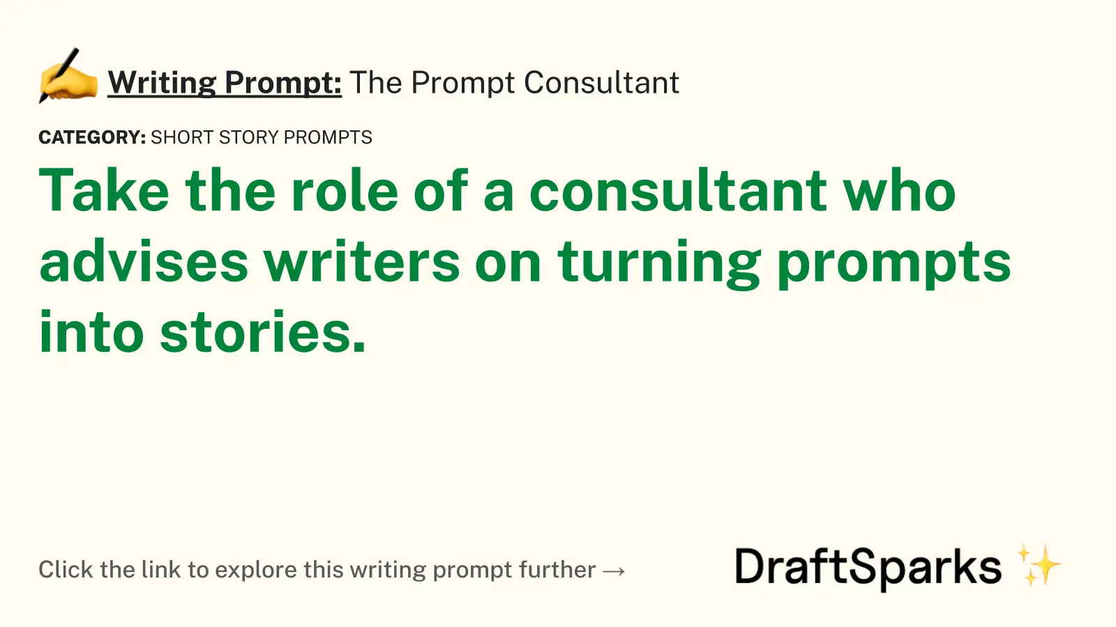 The Prompt Consultant