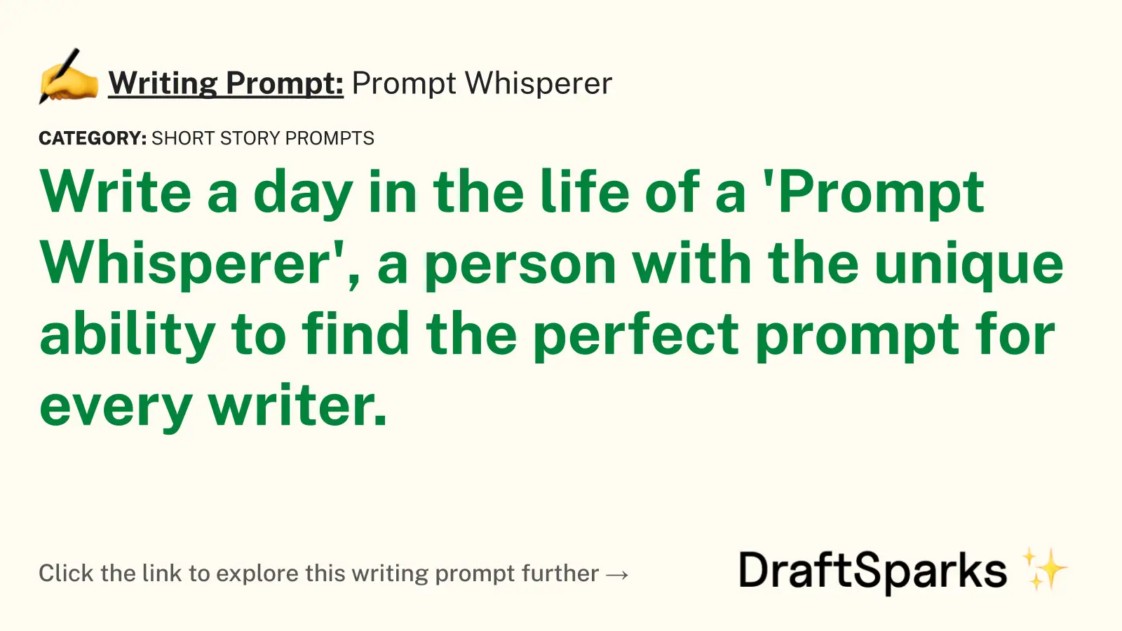 Prompt Whisperer