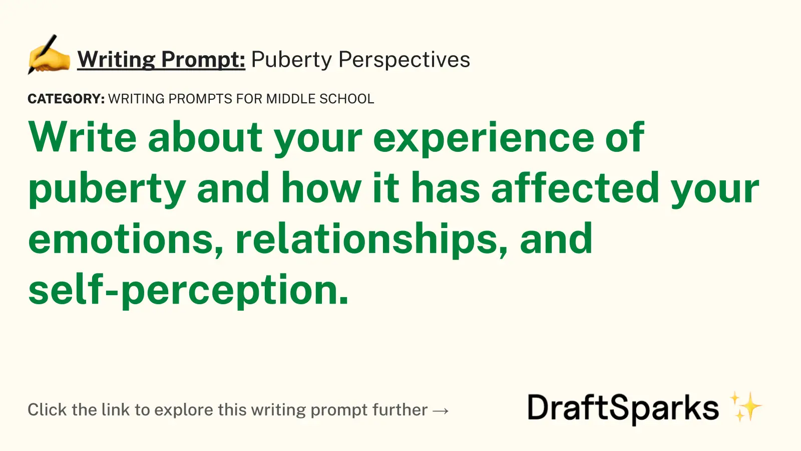 Puberty Perspectives