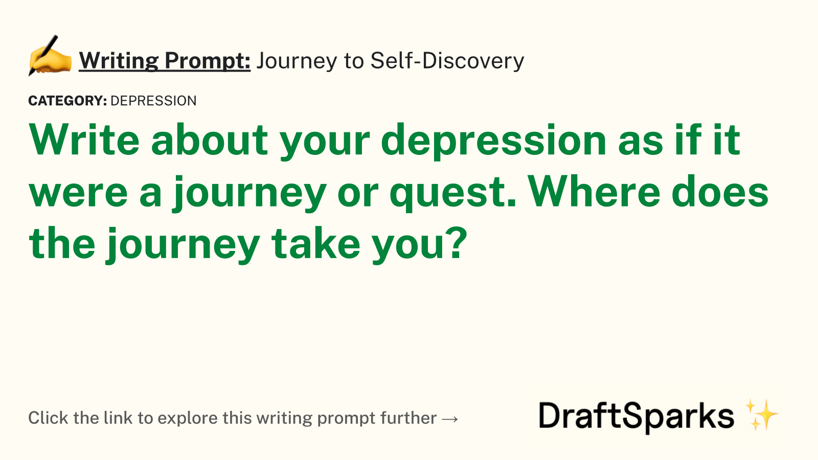 Journey to Self-Discovery