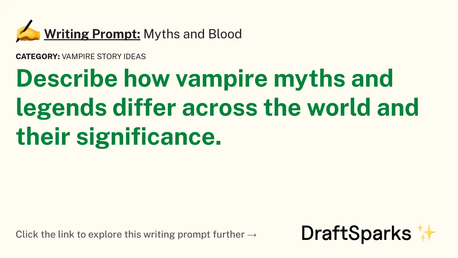 Myths and Blood