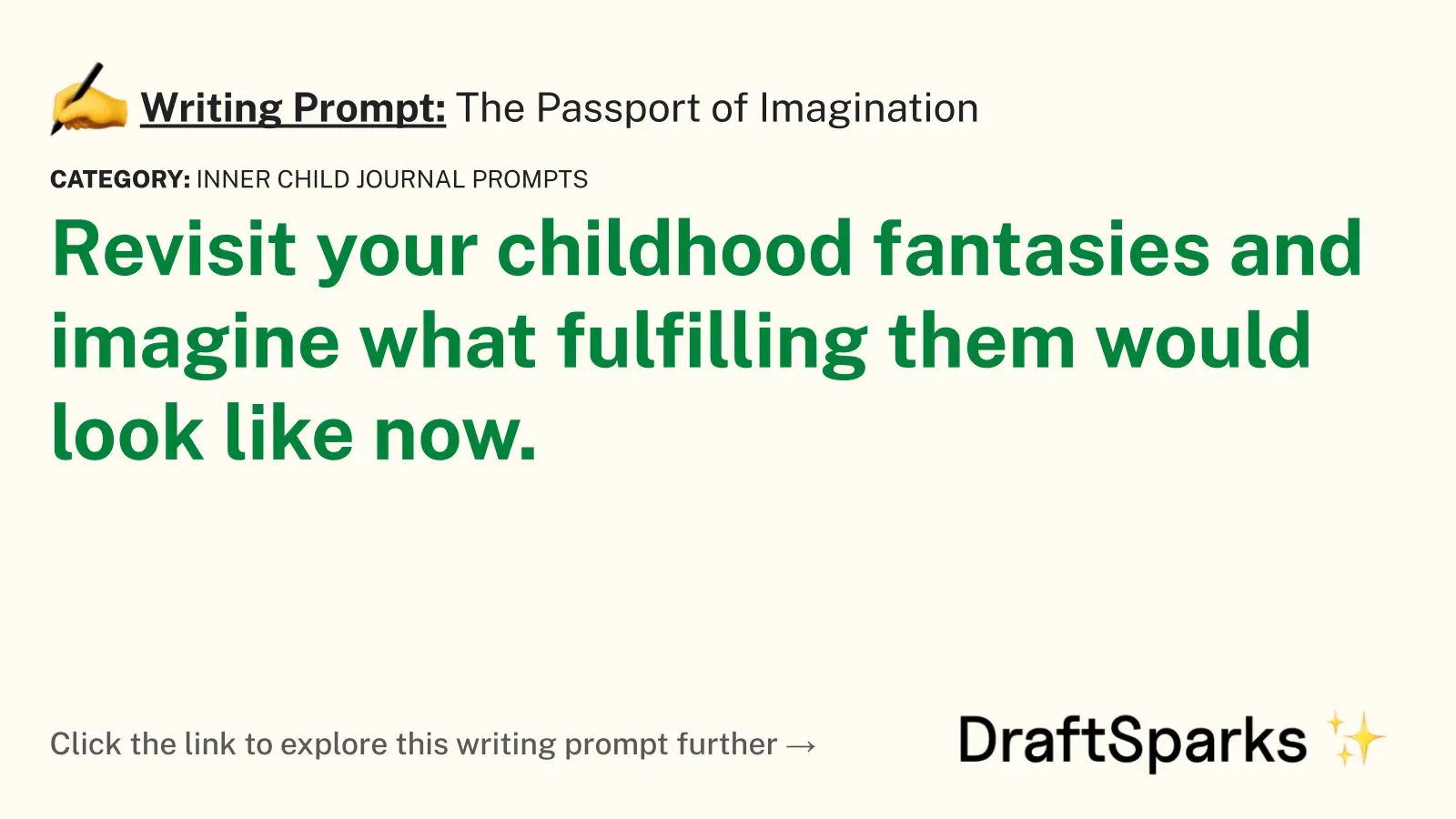 The Passport of Imagination