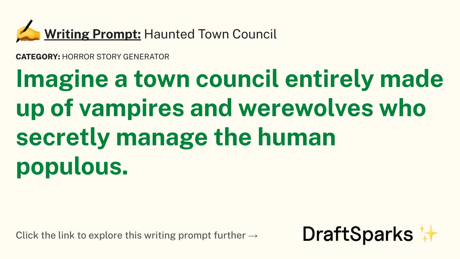 Haunted Town Council