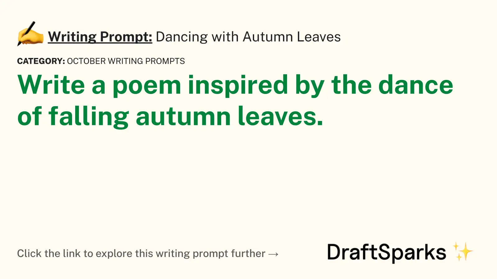 Dancing with Autumn Leaves