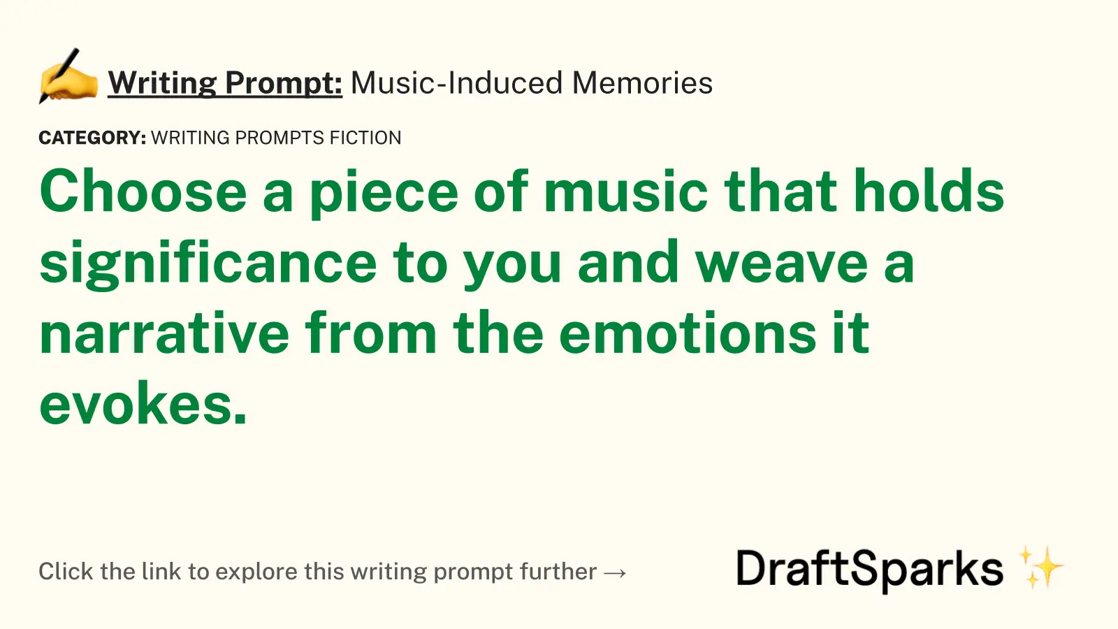 Music-Induced Memories