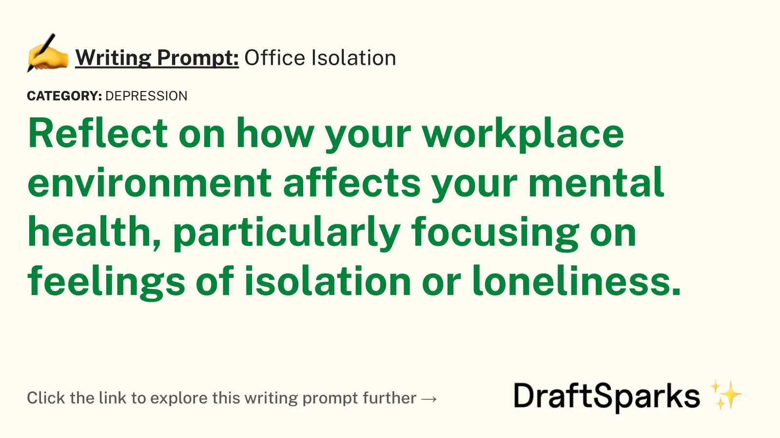 Office Isolation