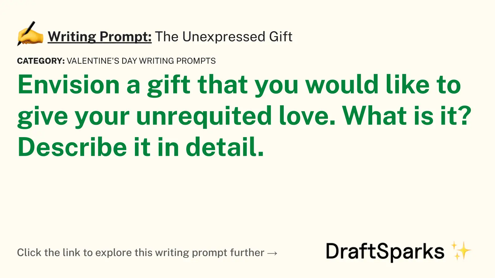 The Unexpressed Gift