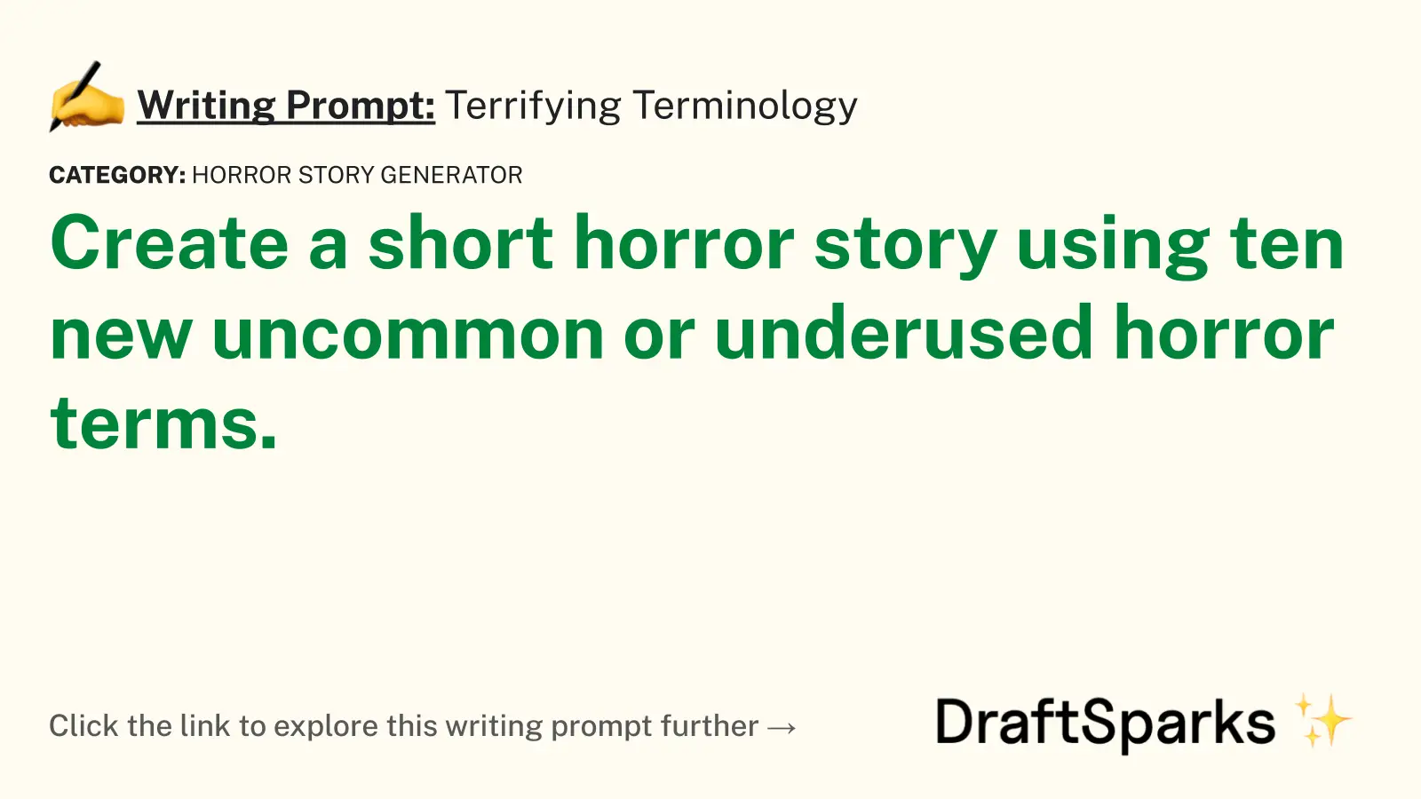Terrifying Terminology