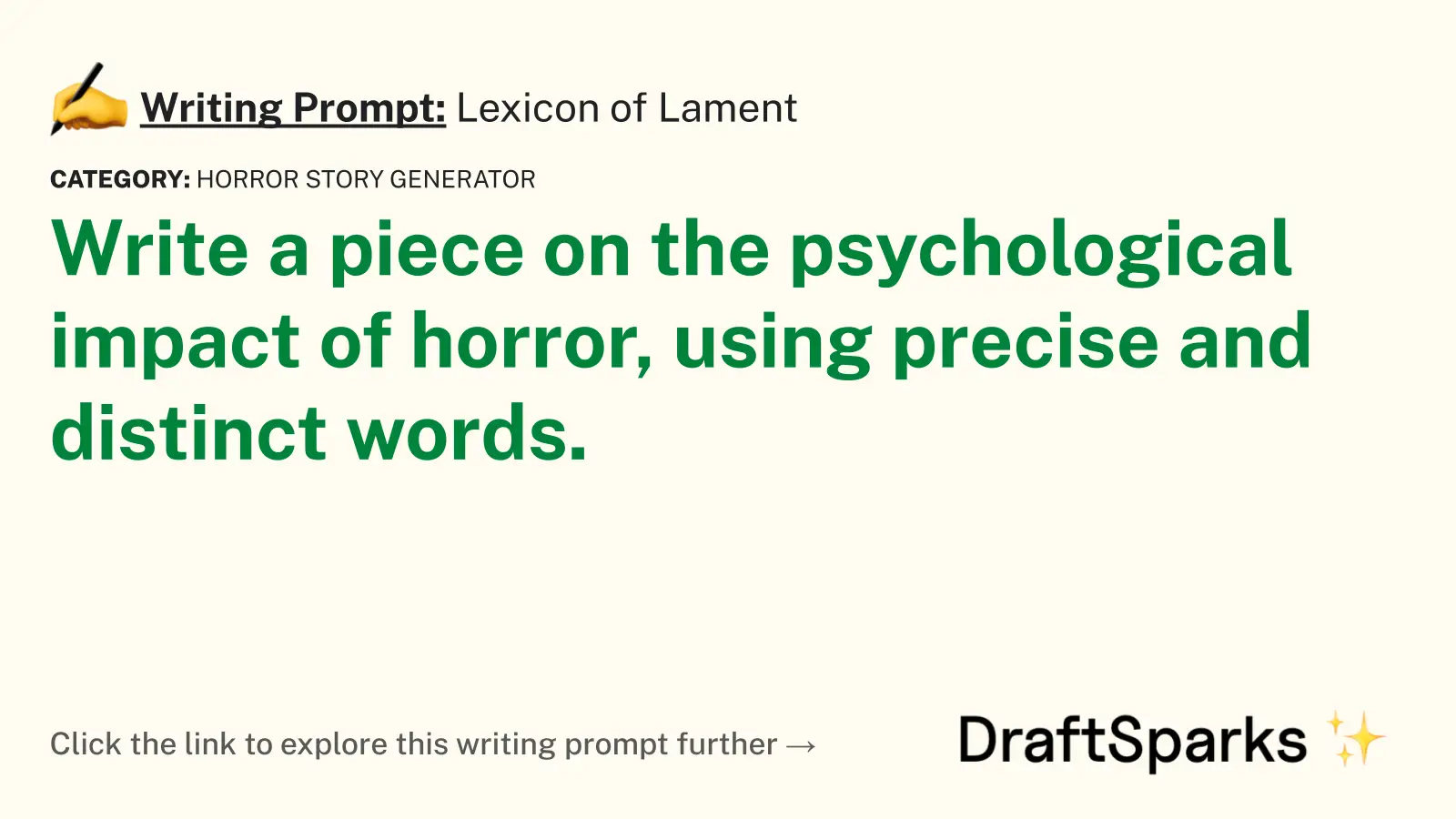 Lexicon of Lament
