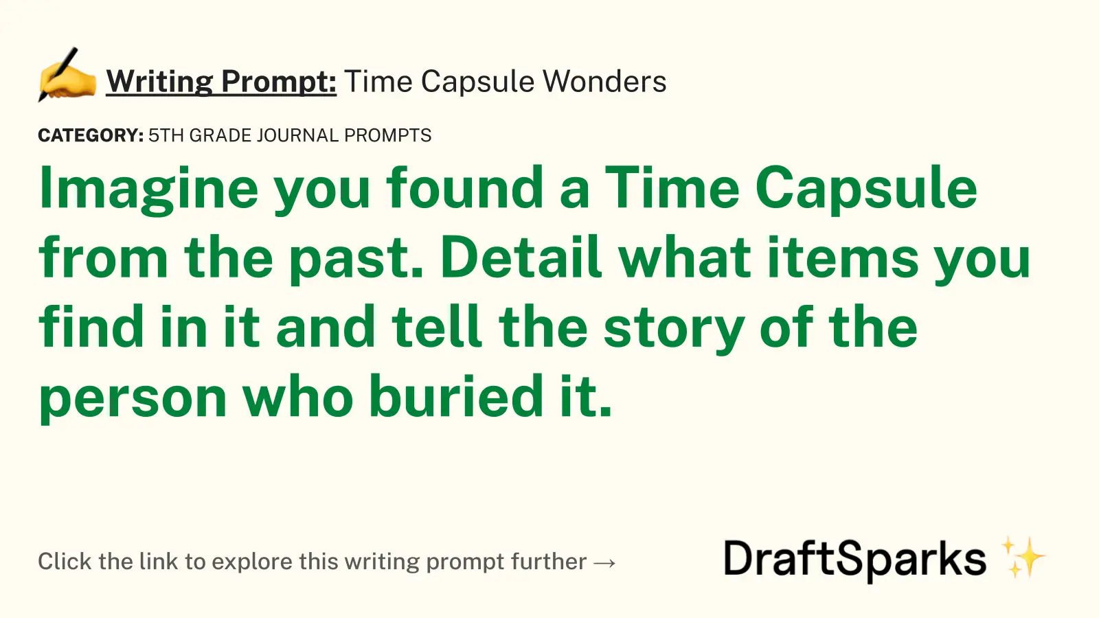 Time Capsule Wonders