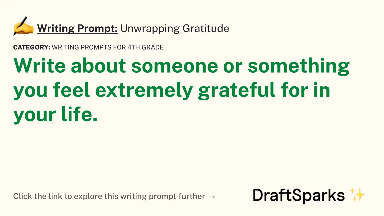 Unwrapping Gratitude