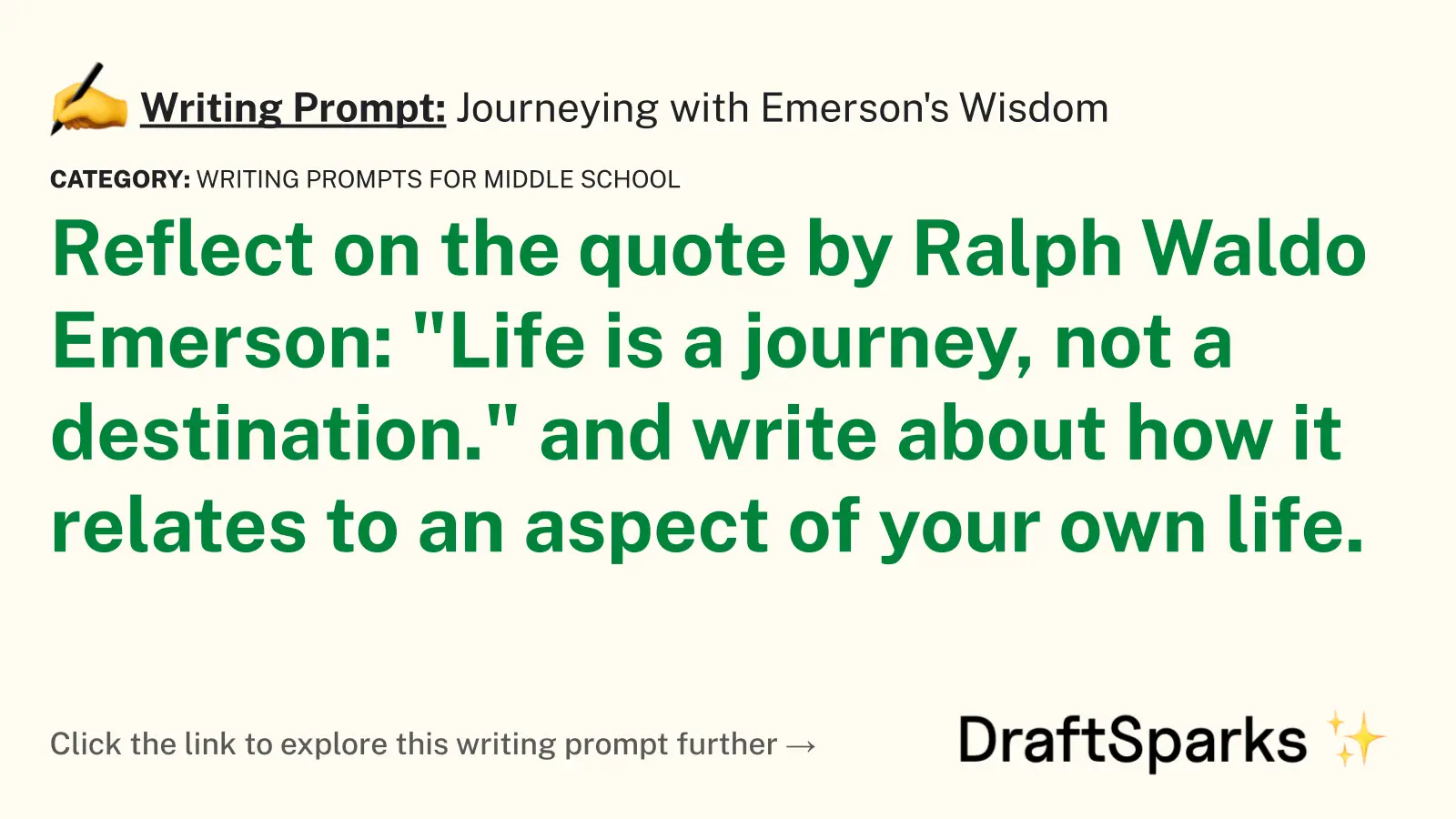 Journeying with Emerson’s Wisdom