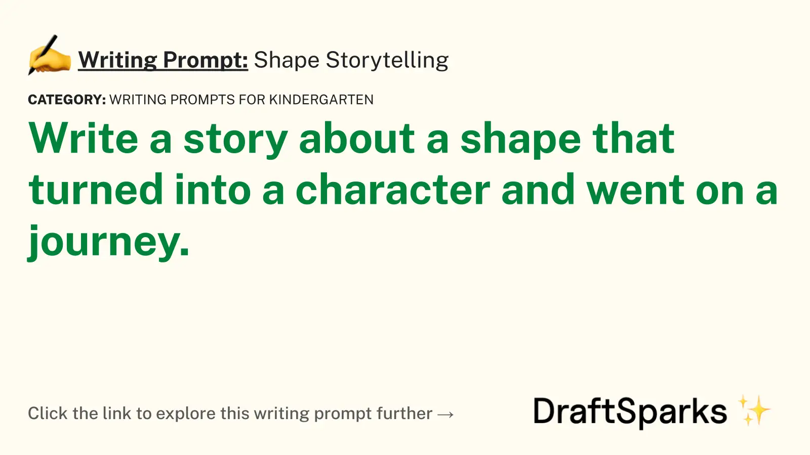 Shape Storytelling