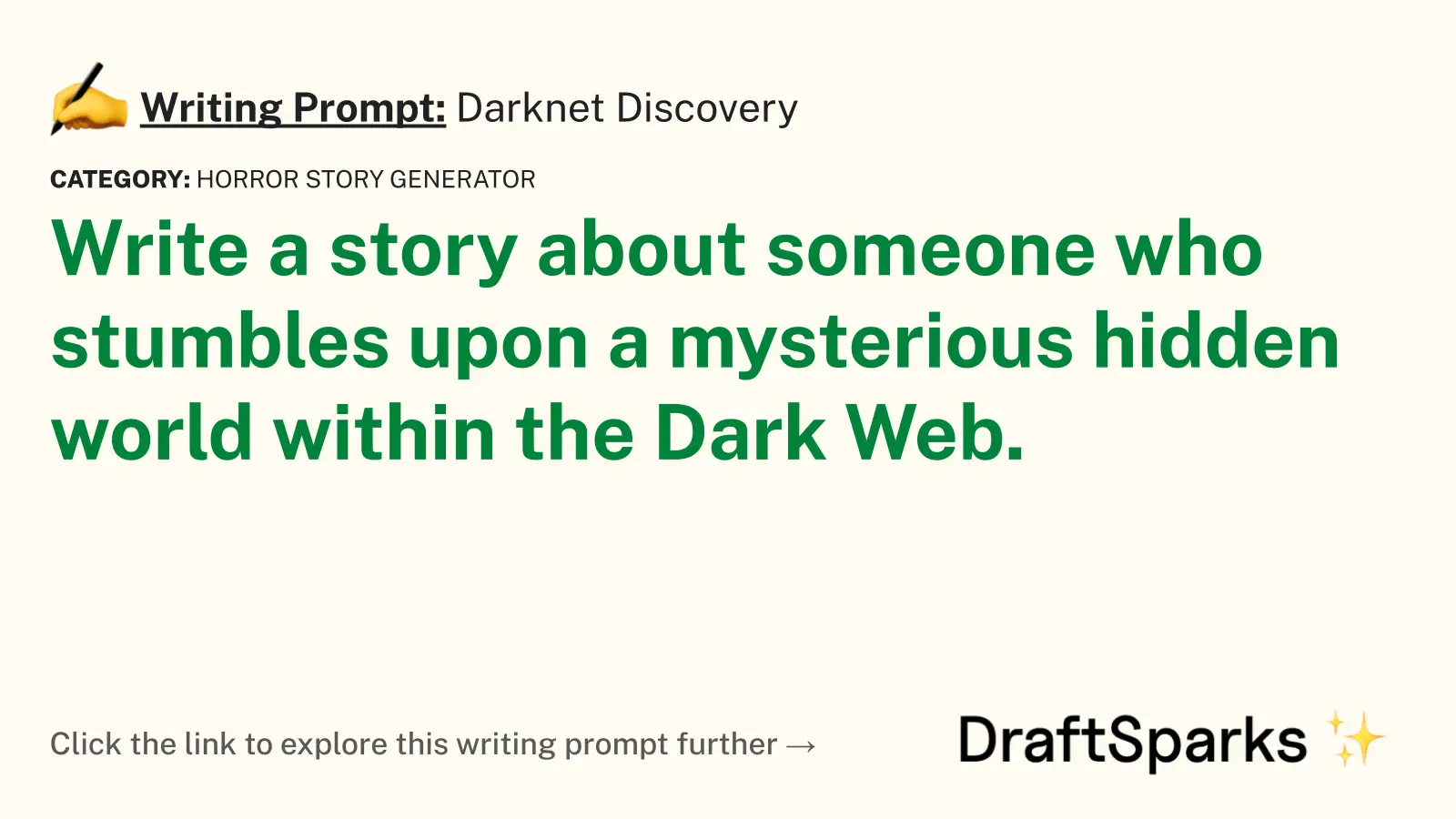 Darknet Discovery