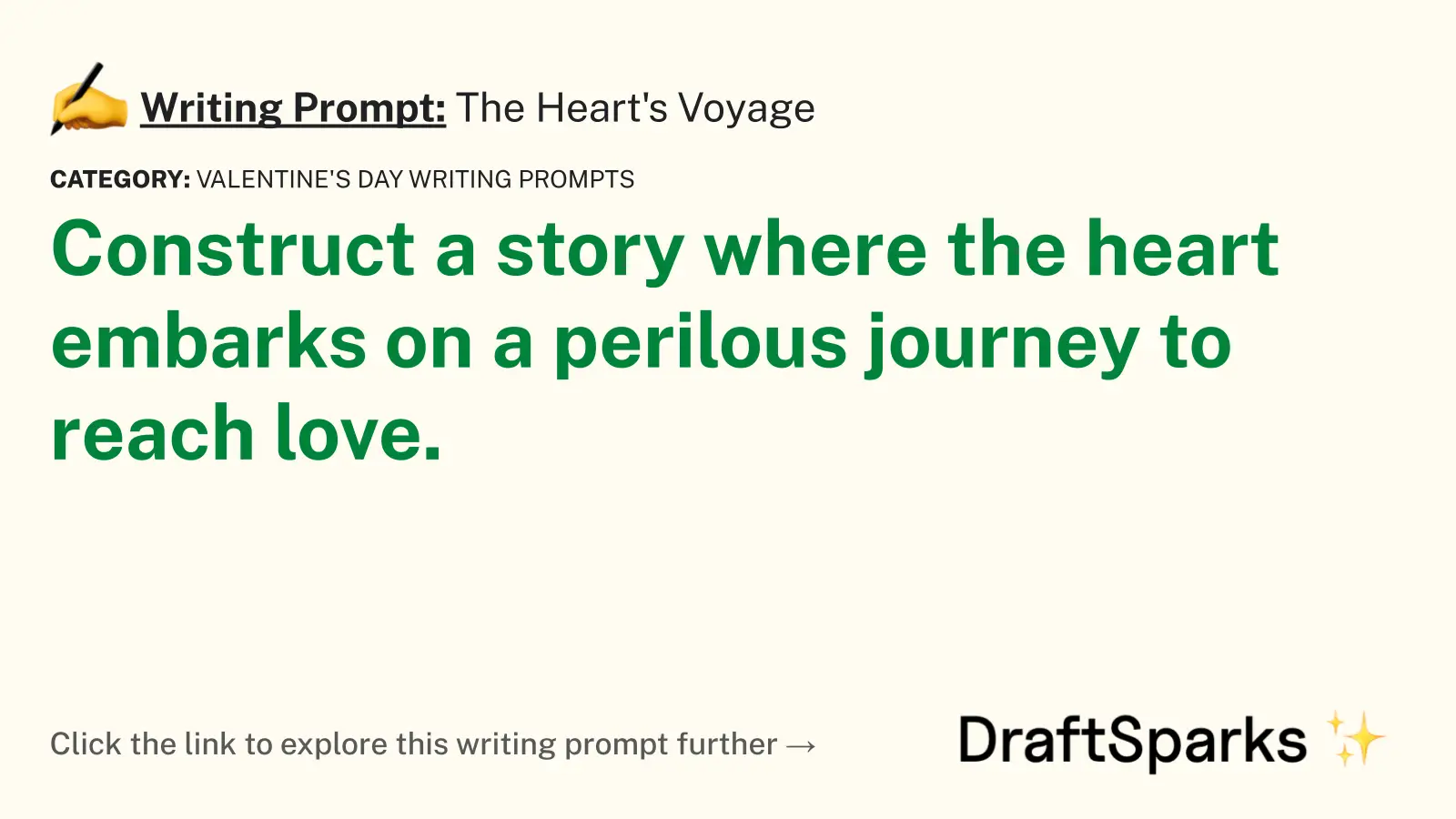 The Heart’s Voyage