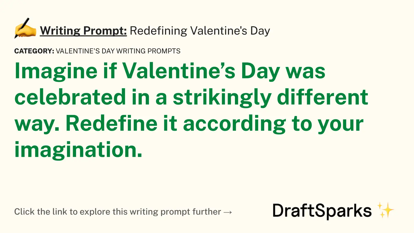 Redefining Valentine’s Day