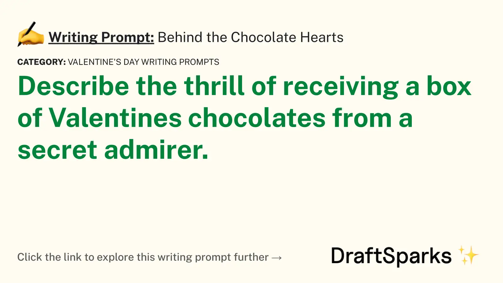 Behind the Chocolate Hearts