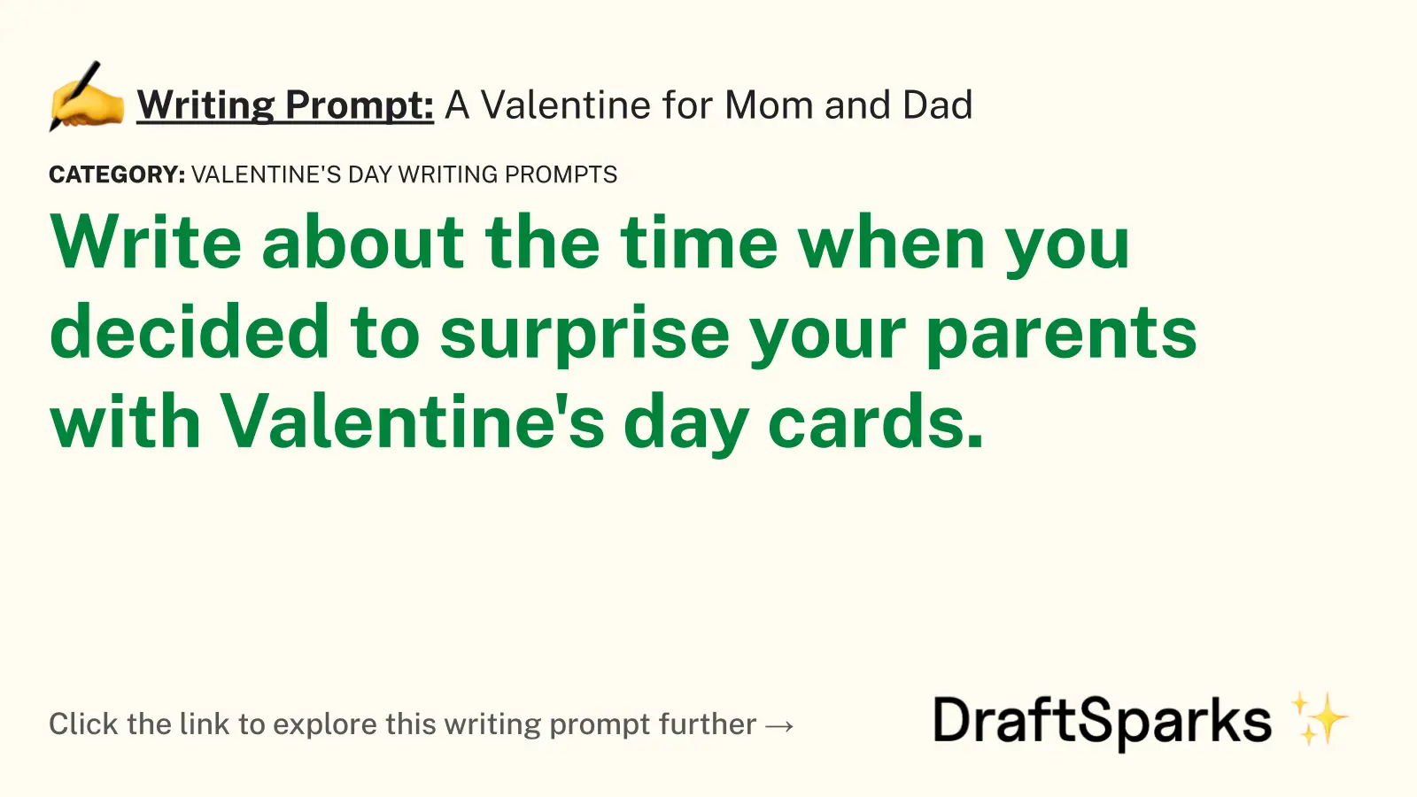 A Valentine for Mom and Dad