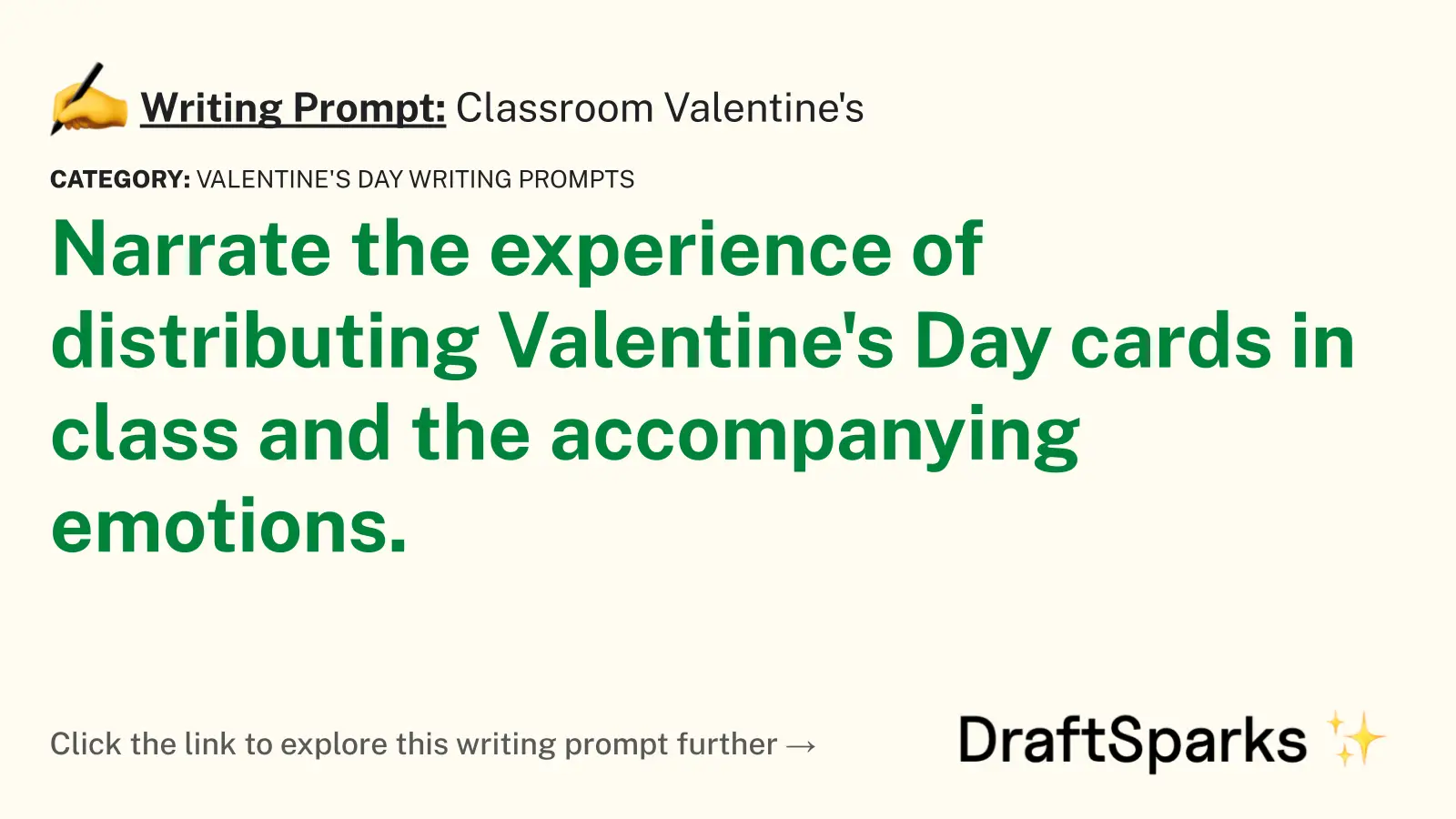 Classroom Valentine’s