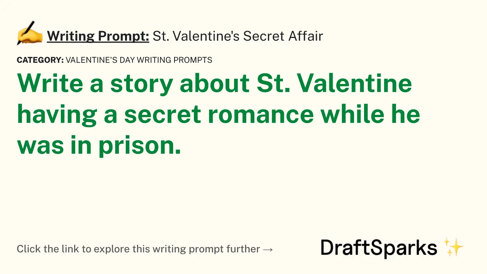 St. Valentine’s Secret Affair