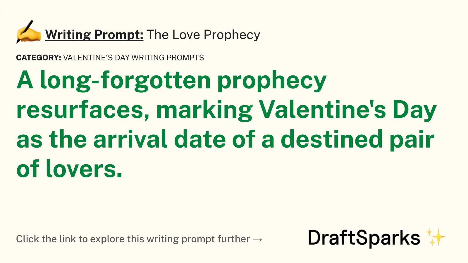 The Love Prophecy