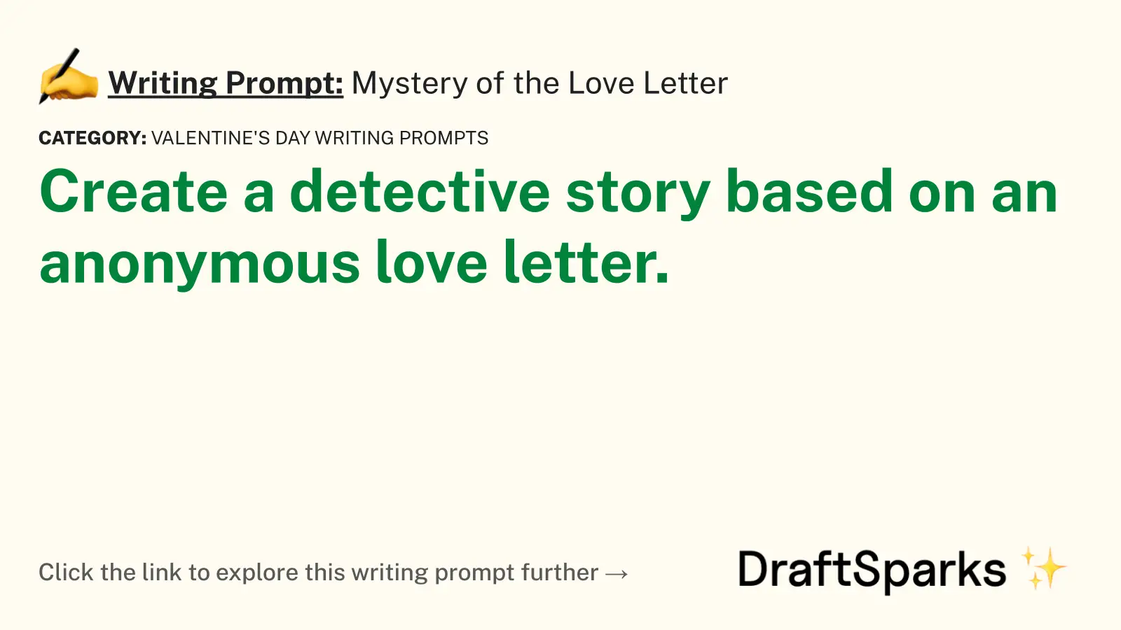 Mystery of the Love Letter