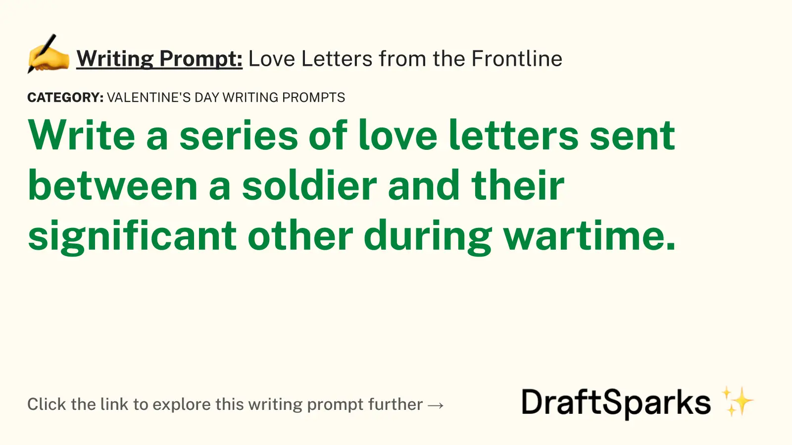 Love Letters from the Frontline