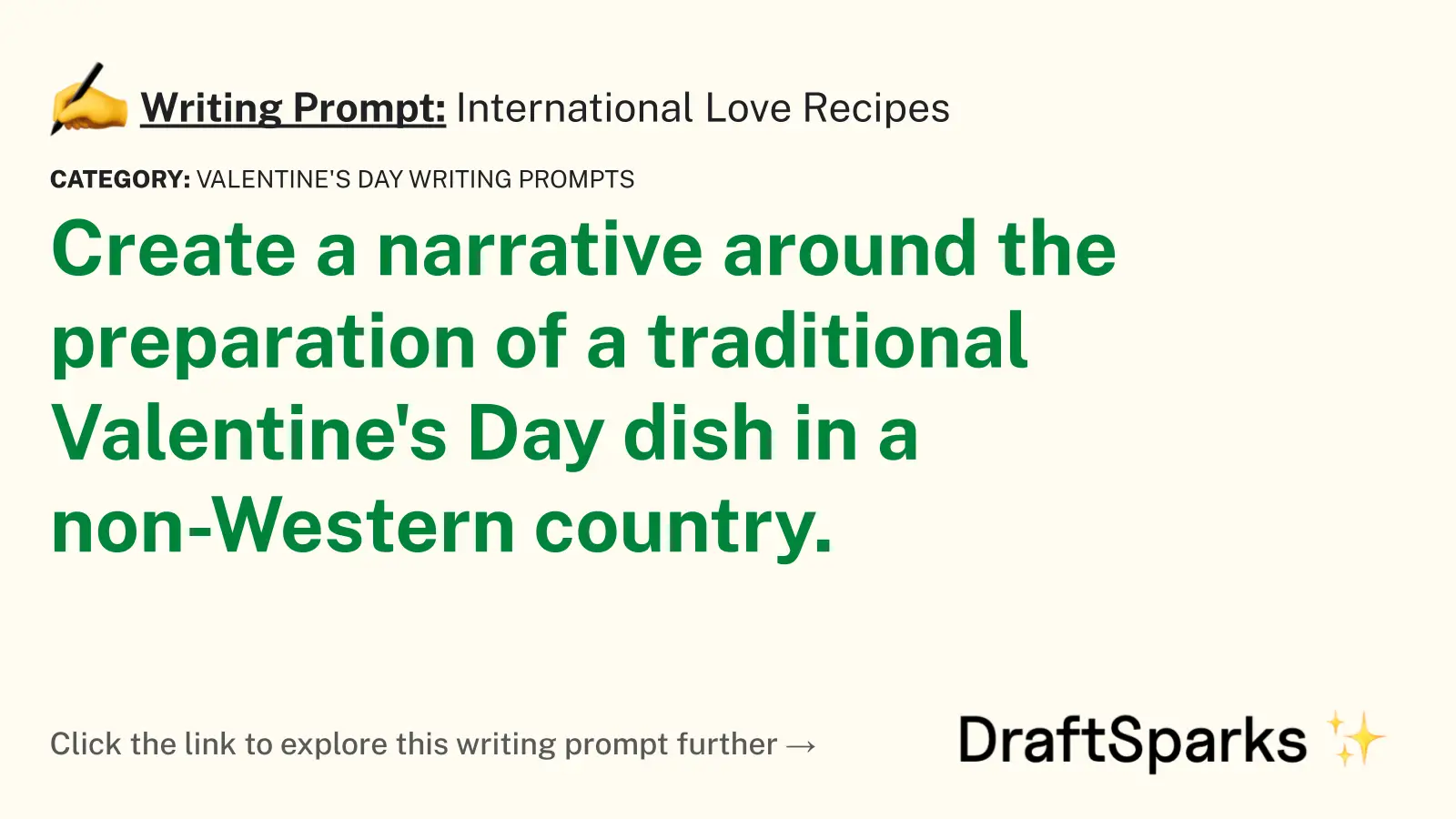 International Love Recipes