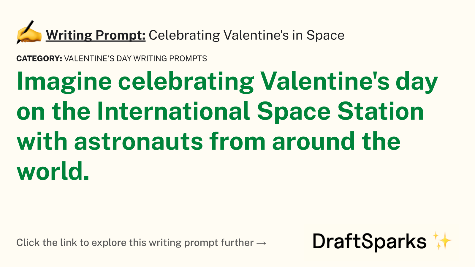 Celebrating Valentine’s in Space