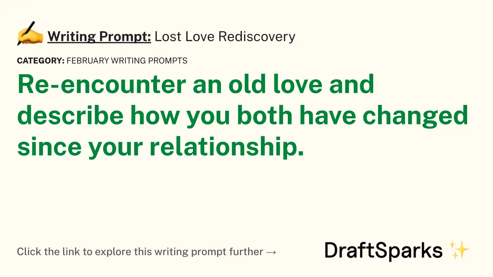 Lost Love Rediscovery