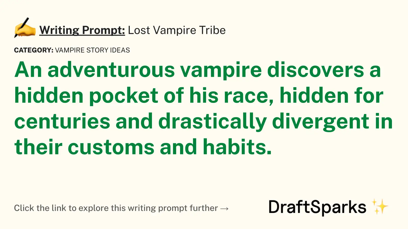 Lost Vampire Tribe