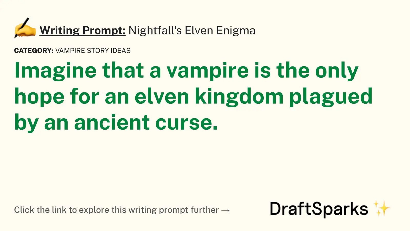 Nightfall’s Elven Enigma