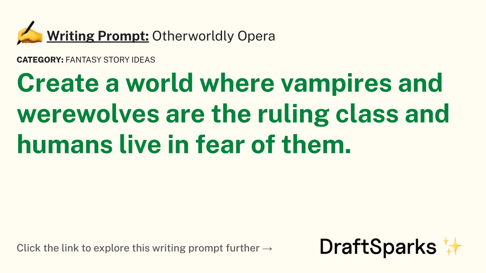Otherworldly Opera