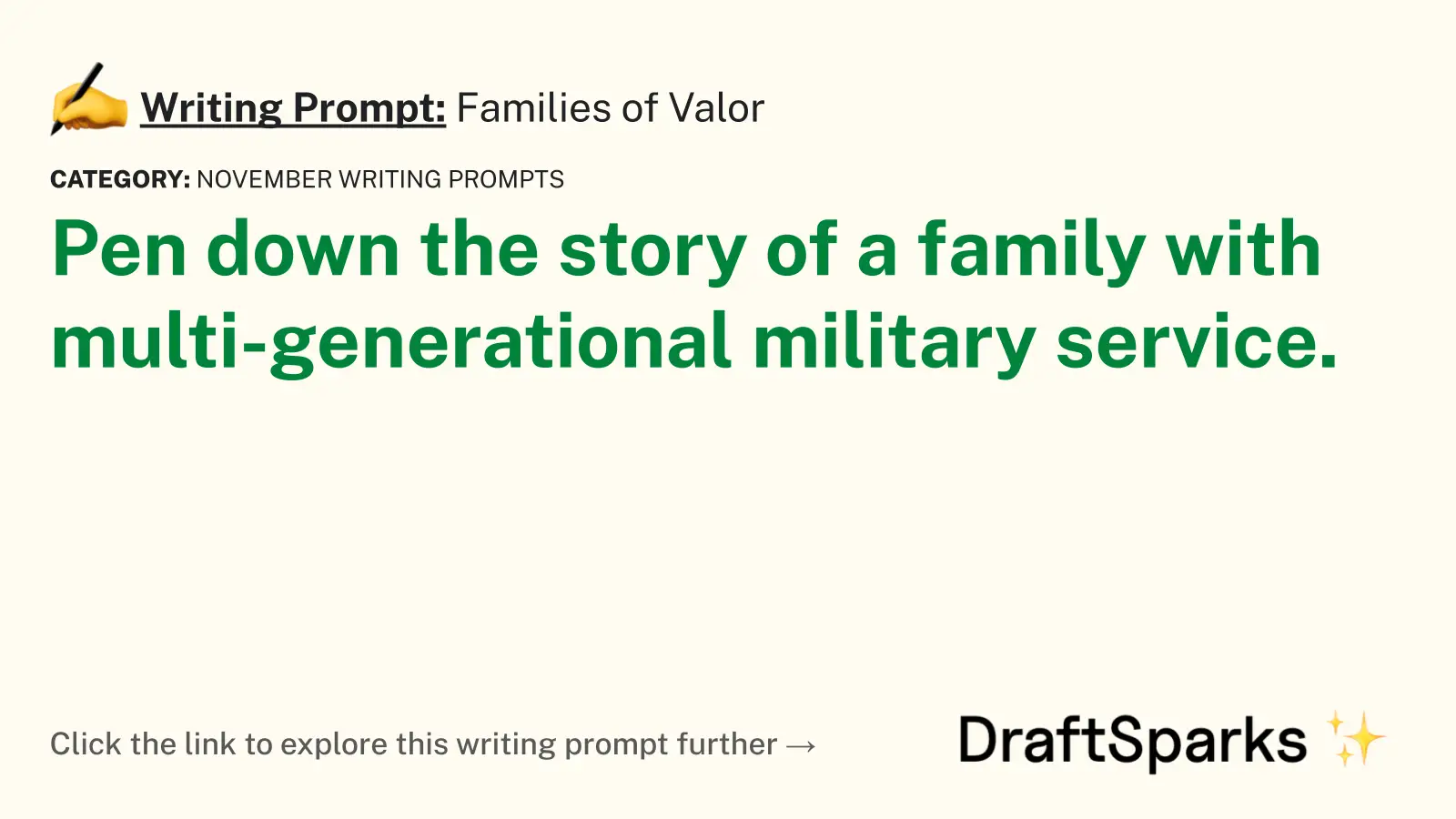 Families of Valor