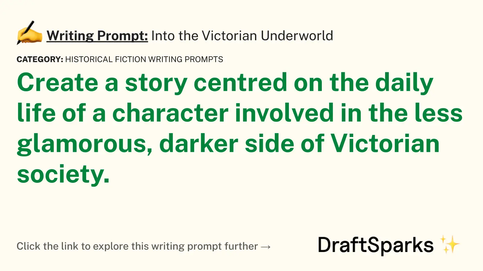 Into the Victorian Underworld
