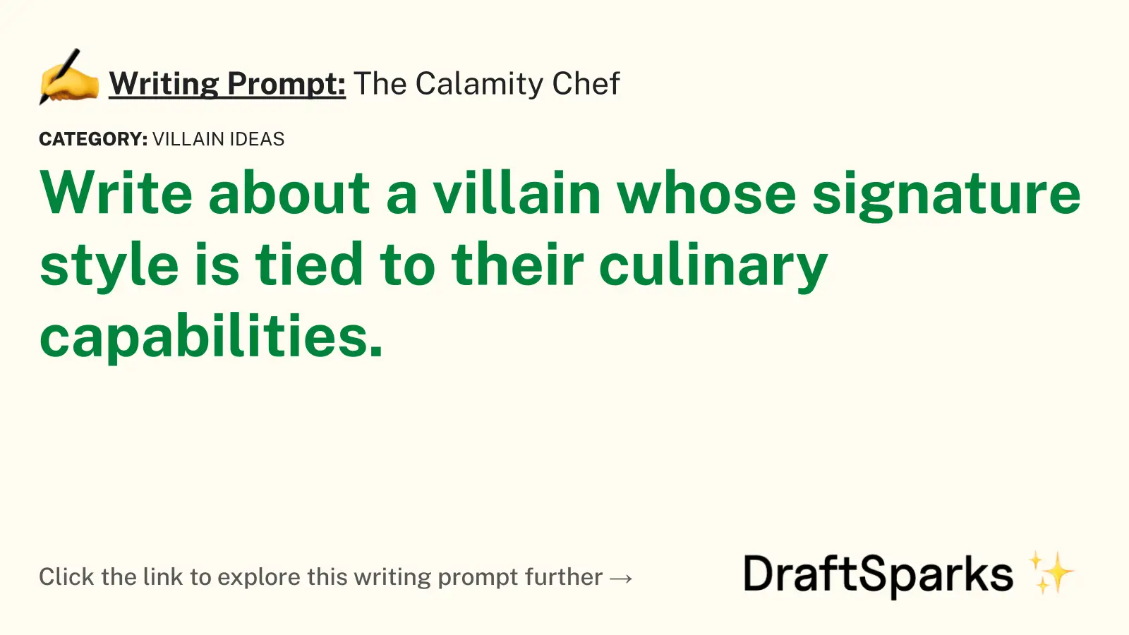 The Calamity Chef