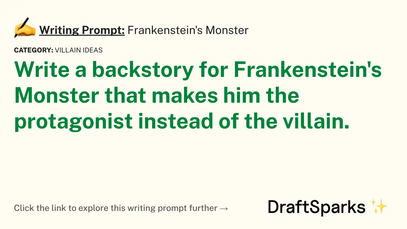 Frankenstein’s Monster