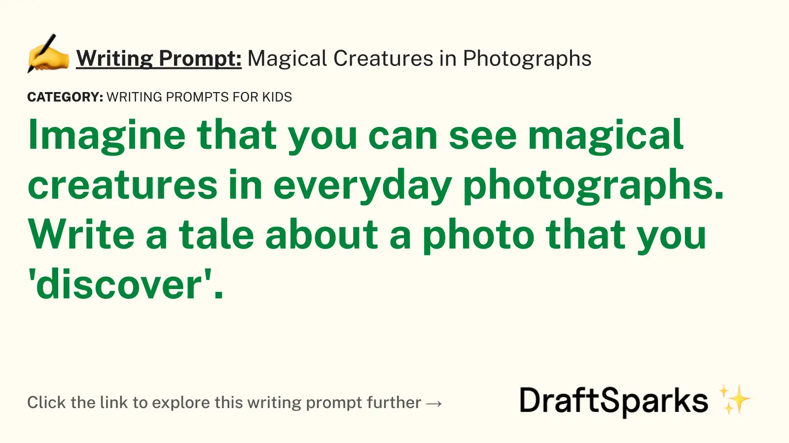 Magical Creatures in Photographs