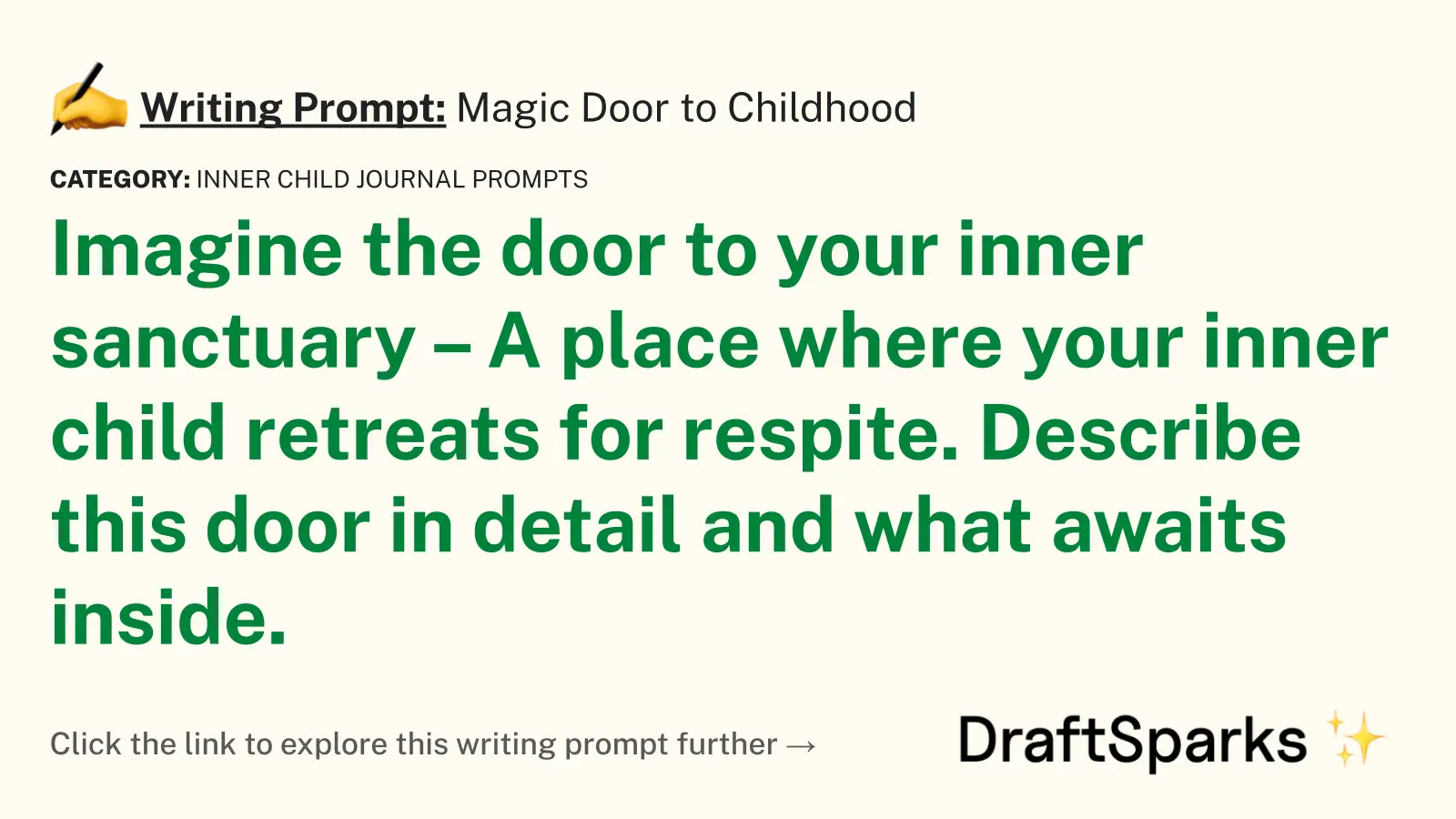 Magic Door to Childhood
