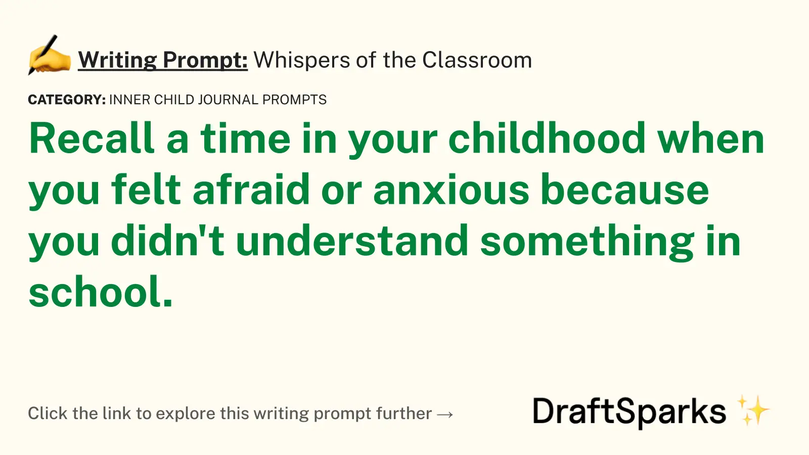 Whispers of the Classroom