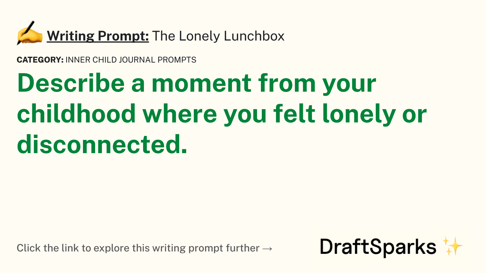 The Lonely Lunchbox