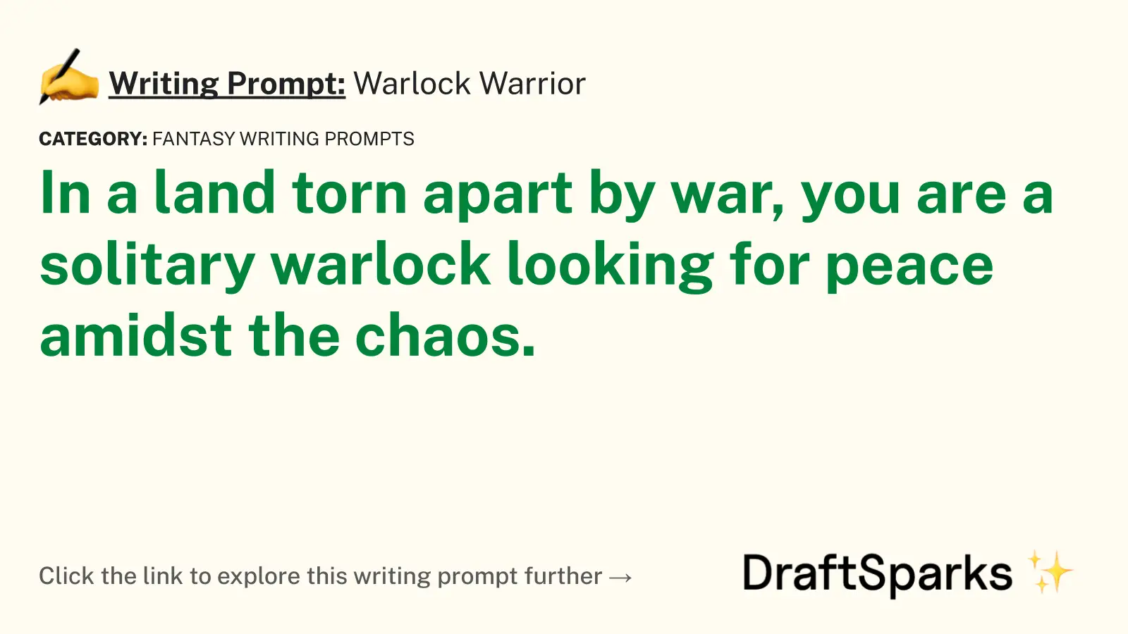 Warlock Warrior