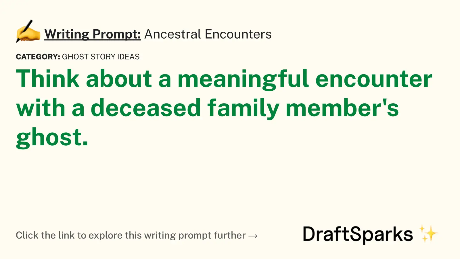 Ancestral Encounters