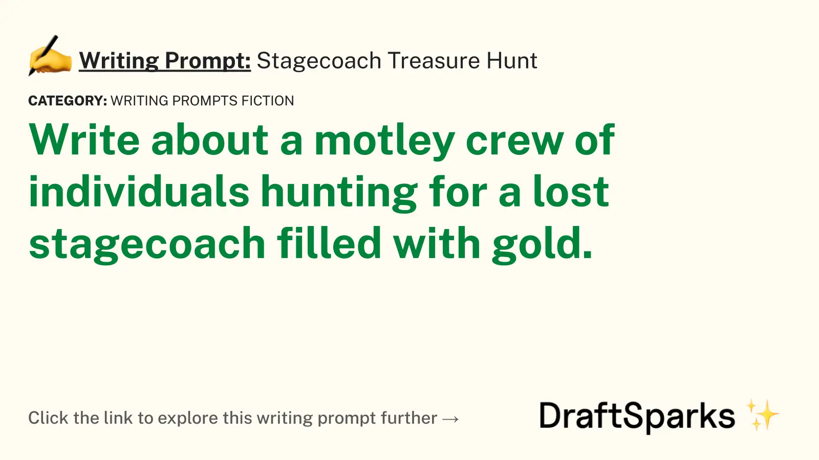 Stagecoach Treasure Hunt