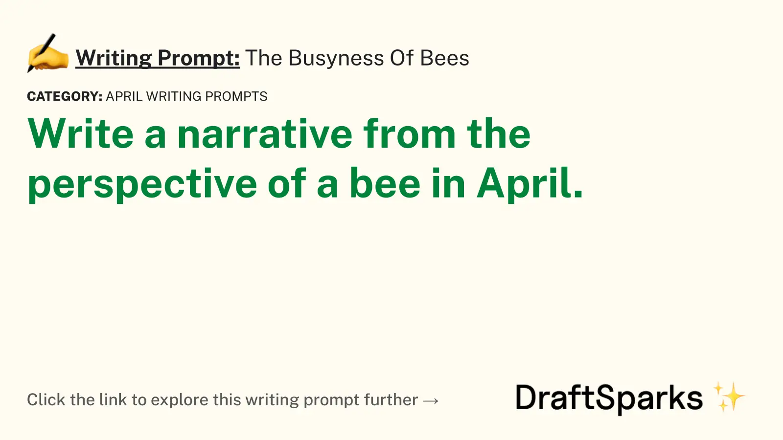The Busyness Of Bees