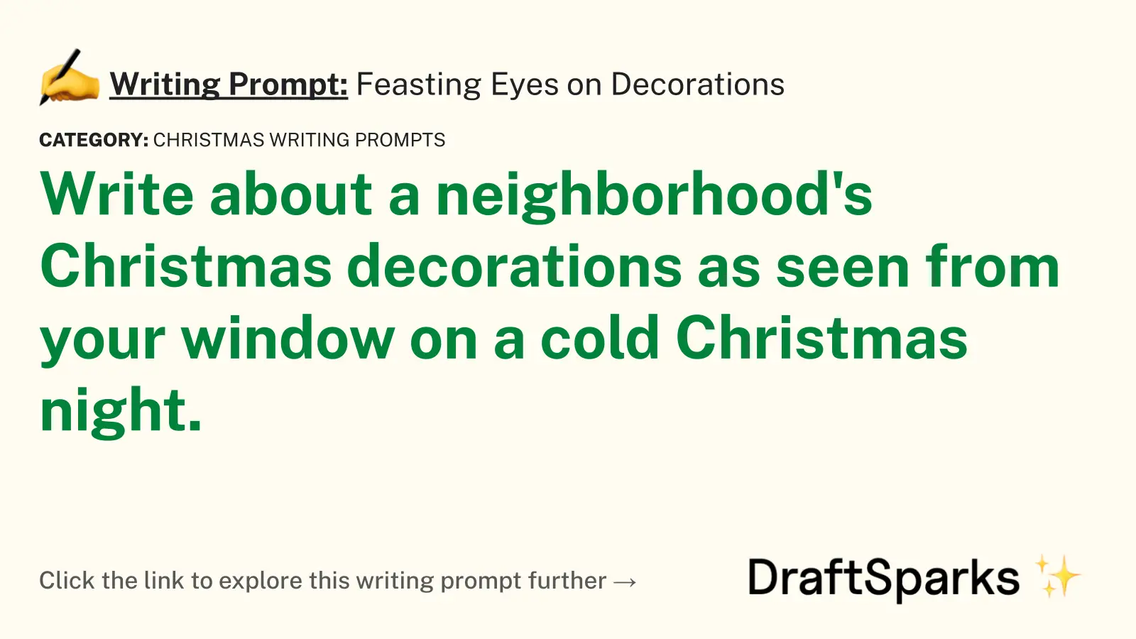 Feasting Eyes on Decorations