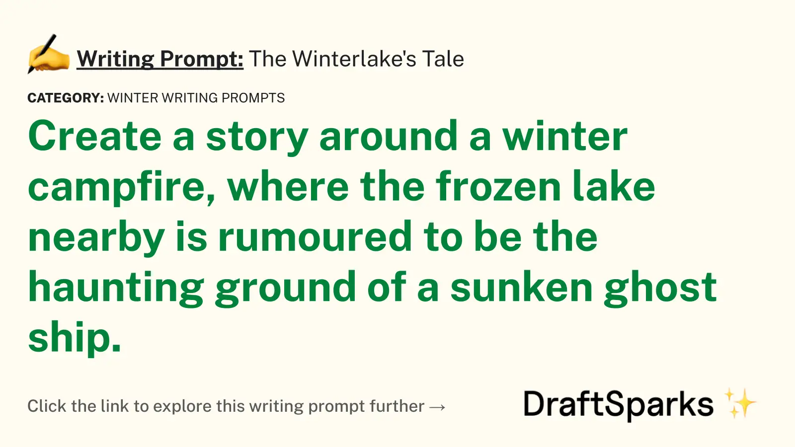 The Winterlake’s Tale