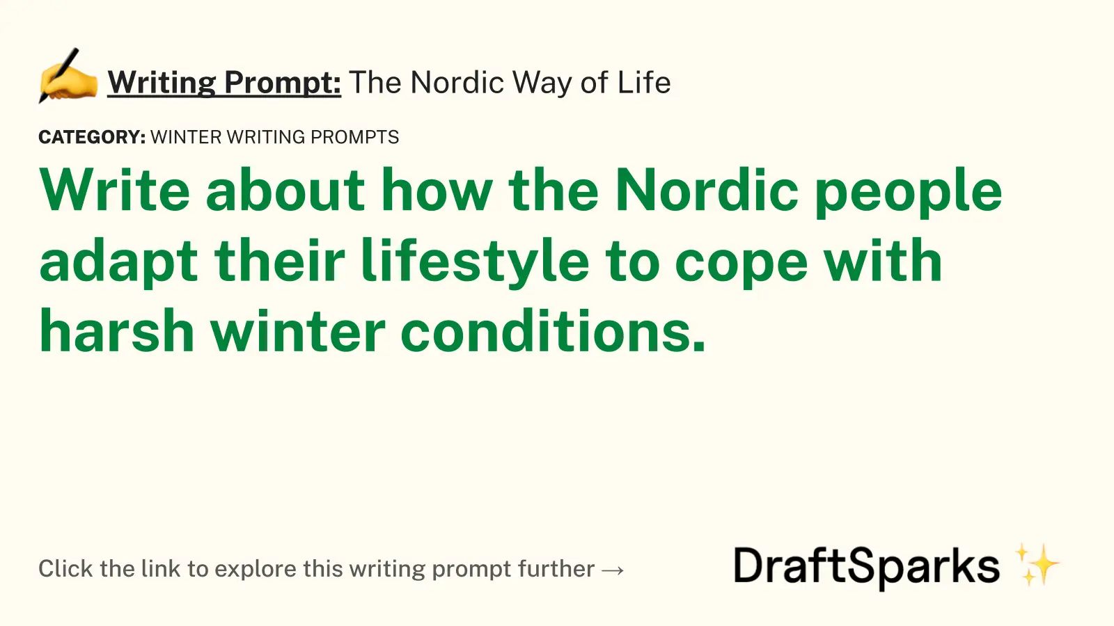 The Nordic Way of Life